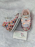Girls’ Bling Converse Sneakers – Embellished Pearl Unicorn Design