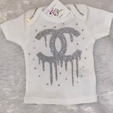 Custom Infant Shirt – Silver-Inspired Personalized Baby Tee