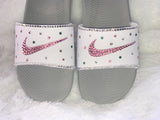 Bling Nike Slides (Miami Vice)