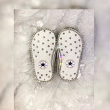 Custom Baby Bling Sneakers – Crystal & Big Rhinestone Diamond Embellished Baby Shoes ✨👶👟