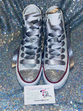 Bling Converse Personalized with Initials – Bat Mitzvah & Wedding Sneakers
