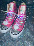 Unicorn Girls Bling Converse Sneakers Light Up