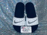 Custom Women’s Bling Nike Sneakers – Hand-Crystal Embellished Designer Shoes ✨👟