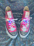 Unicorn Girls Bling Converse Sneakers Light Up