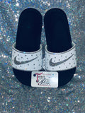 Custom Women’s Bling Nike Sneakers – Hand-Crystal Embellished Designer Shoes ✨👟