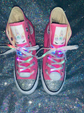 Unicorn Girls Bling Converse Sneakers Light Up